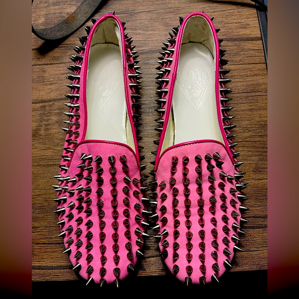 UNIF HELLRAISER PINK LOAFER (WOMENS SIZE 7)